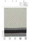DOT-7100-1 Tela grezza in cotone e lino a micro pois