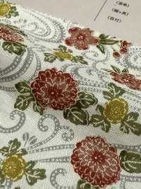 83062 SEVENBERRY® Loomstate Four Seasons Pattern Chrysanthemum Flowing Water[Tessile / Tessuto] VANCET Sottofoto