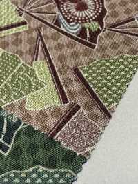 83064 SEVENBERRY® Loomstate Motivo A Ventaglio A Scacchiera Four Seasons[Tessile / Tessuto] VANCET Sottofoto