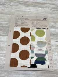 88194 Tessuto Slub Tipo Lino SEVENBERRY® A Pois, Righe E Quadri[Tessile / Tessuto] VANCET Sottofoto