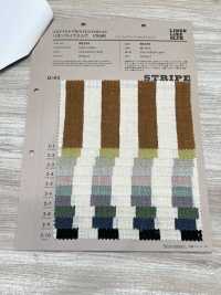 88194 Tessuto Slub Tipo Lino SEVENBERRY® A Pois, Righe E Quadri[Tessile / Tessuto] VANCET Sottofoto