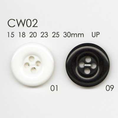 CW02 Bottone a 4 fori in resina di poliestere