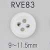 RVE83 Bottone in madreperla a 4 fori con bordo