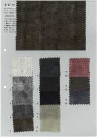 KB9005 Pied De Poule Tinto In Filo Di Lino/cotone[Tessile / Tessuto] KOYAMA Sottofoto