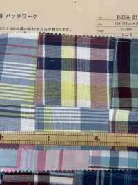 INDIA-2151 Patchwork Di Cotone[Tessile / Tessuto] ARINOBE CO., LTD. Sottofoto