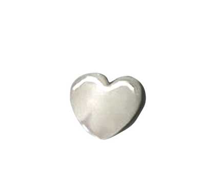 601HT Bottone con gambo a forma di cuore in conchiglia Takase