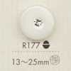 R177 Bottone in resina poliestere