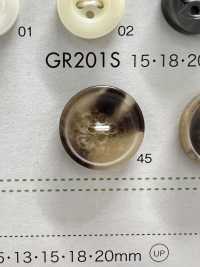 GR201S Bottone In Resina PET Riciclata Al 25% Certificata GRS Con Bordo, 4 Fori[Pulsante] DAIYA BUTTON(DAIYA BUTTON) Sottofoto
