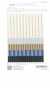 14399 Cotone Typewriter 60s a righe multiple