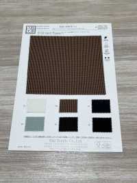 KKF4066-W Hollow Aero Twill Check[Tessile / Tessuto] Uni Textile(Komon Studio) Sottofoto