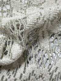 KKF8725-W-D1 Pizzo Jacquard Mélange In Poliestere Di Ampia Larghezza[Tessile / Tessuto] Uni Textile(Komon Studio) Sottofoto