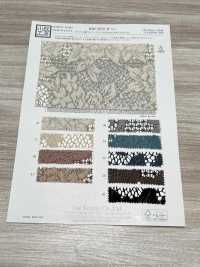 KKF8725-W-D1 Pizzo Jacquard Mélange In Poliestere Di Ampia Larghezza[Tessile / Tessuto] Uni Textile(Komon Studio) Sottofoto