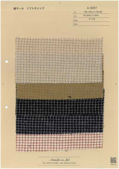 A-8057 Quadri morbidi cotone/lana