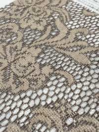KKF8725-W-D3 Pizzo Jacquard Mélange In Poliestere Di Ampia Larghezza[Tessile / Tessuto] Uni Textile(Komon Studio) Sottofoto