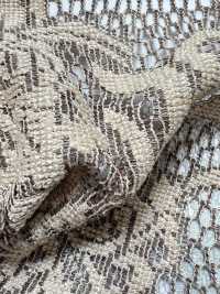 KKF8725-W-D3 Pizzo Jacquard Mélange In Poliestere Di Ampia Larghezza[Tessile / Tessuto] Uni Textile(Komon Studio) Sottofoto