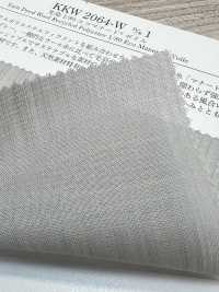 KKW2064-W-D1 Filato Tinto 1/80 Eco Manored Voile[Tessile / Tessuto] Uni Textile(Komon Studio) Sottofoto