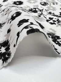 KKP2046-D105 Retro Satin Ruvidità Superficie Stampa Multicolore[Tessile / Tessuto] Uni Textile(Komon Studio) Sottofoto