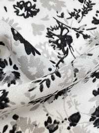 KKP2046-D105 Retro Satin Ruvidità Superficie Stampa Multicolore[Tessile / Tessuto] Uni Textile(Komon Studio) Sottofoto