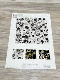 KKP2046-D105 Retro Satin Ruvidità Superficie Stampa Multicolore[Tessile / Tessuto] Uni Textile(Komon Studio) Sottofoto
