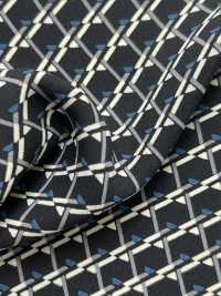 KKP2046-D143 Retro Satin Ruvidità Superficie Stampa Multicolore[Tessile / Tessuto] Uni Textile(Komon Studio) Sottofoto