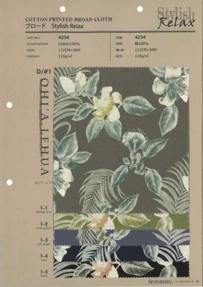 4234 Popeline Stylish Relax OHI A LEHUA