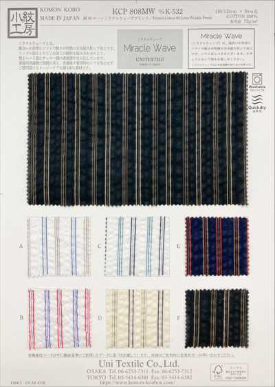 KCP808MW-DK-532 Cotone 80 batista stampa Miracle Wave