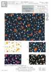 KCP808MW-DK-613 Cotone 80 Lawn Stampa Miracle Wave