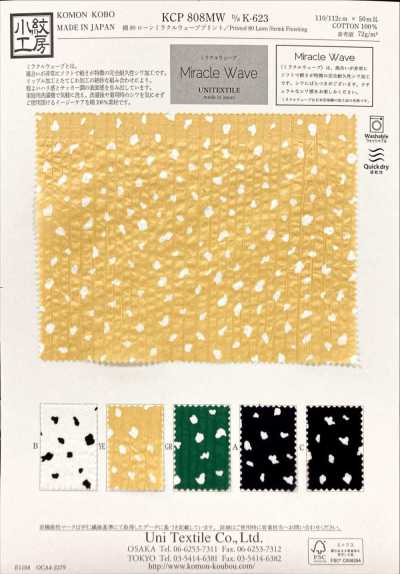 KCP808MW-DK-623 Cotone 80 batista stampa Miracle Wave