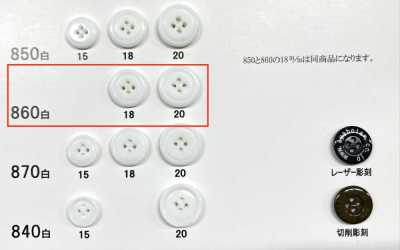 860 Bottone a 4 fori con bordo in resina ureica