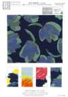 KCP606-MW-DK-494 80 Batista di cotone, stampa Miracle Wave