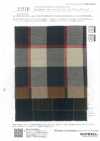 35510 Fuwa. Cotone biologico 60s a quadri a blocchi con arricciature