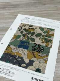 28090 Lino Lino Loomstate Con Stampa Floreale E Finitura Angel Soft[Tessile / Tessuto] SUNWELL Sottofoto