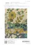 28090 Tela grezza in cotone e lino con stampa floreale e finitura Angel Soft