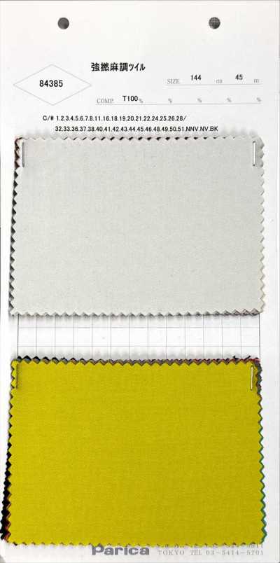 84385 Twill effetto lino fortemente ritorto
