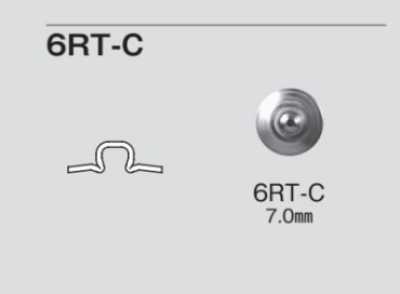 6RT-C 6RT-C Rivetto pieno B/O solo per gamba Y