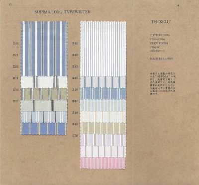 TRD2017 Tessuto typewriter in cotone Supima 100/2