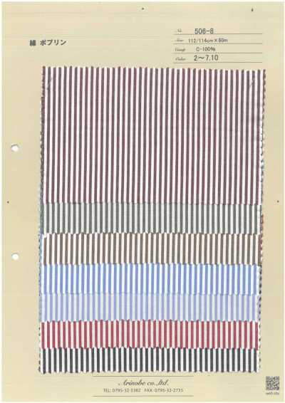 506-8 Popeline di cotone