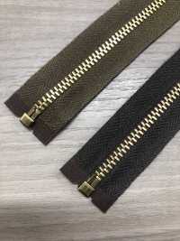 4-G-CO-OR Cerniera Vintage WALDES® In Rame Rosso Taglia 4 Con Nastro Di Cotone Aperto Asahi Fastener Foto secondaria