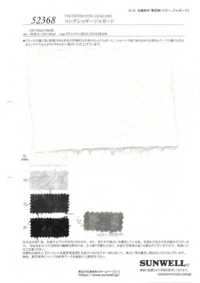 52368 Jacquard peloso lungo