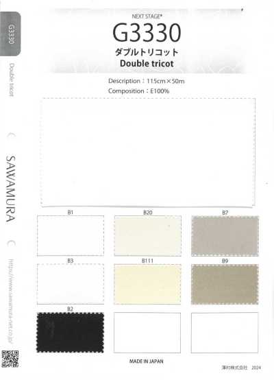 G3330 Tricot doppio