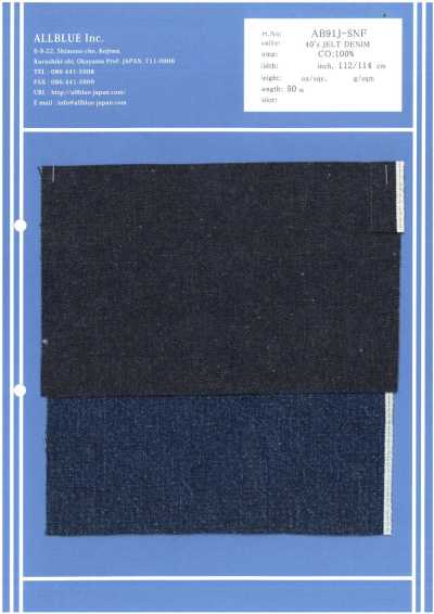 AB91J-SNF Denim Jelt 40's