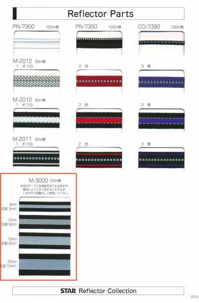 M-3000 Parti riflettenti M-3000