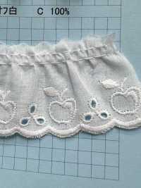 23456-1F Pizzo Volant Di Cotone Kyowa Lace Sottofoto