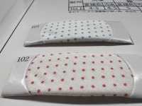 200-BF Nastro Sbieco Piatto Con Stampa A Pois In 100% Cotone[Cavo A Nastro] Industrie Topman Sottofoto