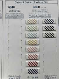 6050-2F Nastro Bipiegato A Strisce Di Cotone[Cavo A Nastro] Industrie Topman Sottofoto