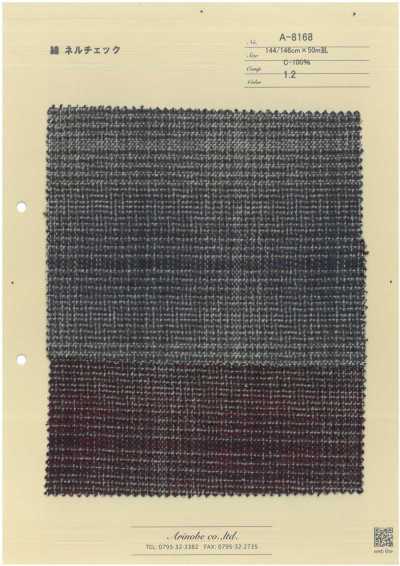 A-8168 Flanella di cotone a quadri
