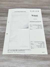 TPT-6057-PS Lino X Tencel Popeline P Sbiancato[Tessile / Tessuto] TIPICO (Kuwamura Textile) Sottofoto