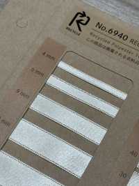 6940 Nastro Di Raso Monofacciale Riciclato[Cavo A Nastro] ROSE BRAND(Marushin) Sottofoto