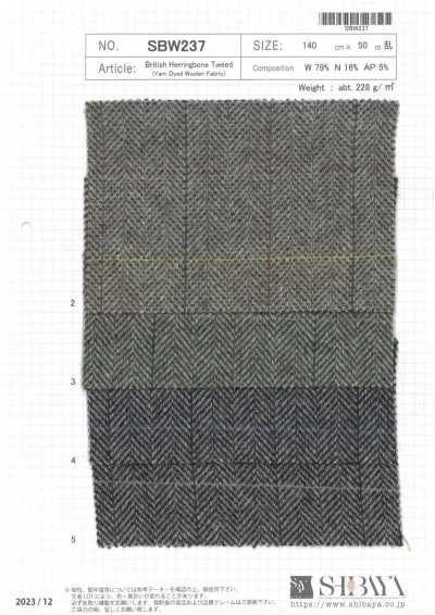 SBW237 Tweed britannico a spina di pesce