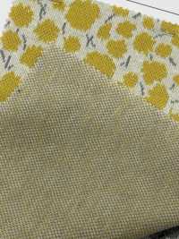 8025-1865-2 Jacquard Lavorato A Maglia A 3 Colori Con Stampa Floreale Fitta[Tessile / Tessuto] HOKKOH Sottofoto